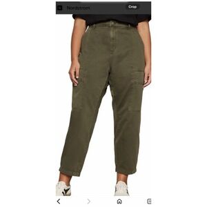Sanctuary Women's Size 26 Boyfriend Pant Kalamata Extended Sizing Olive Green